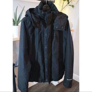 Abercrombie & Fitch Men’s Parka-Black (XS)